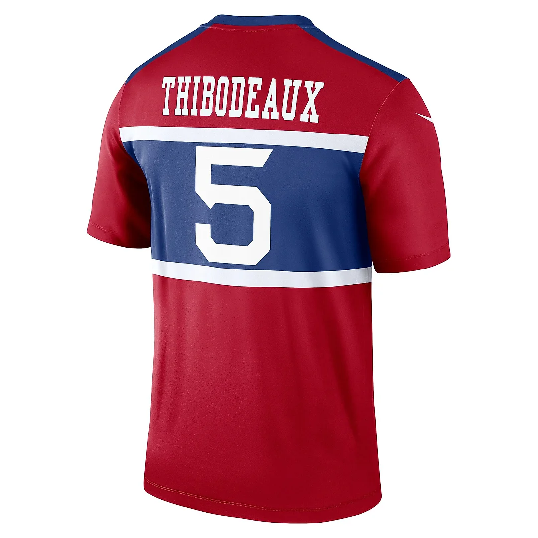 Zennovawear Men's New York Giants Kayvon Thibodeaux Red Alternate Legend Player Performance Top