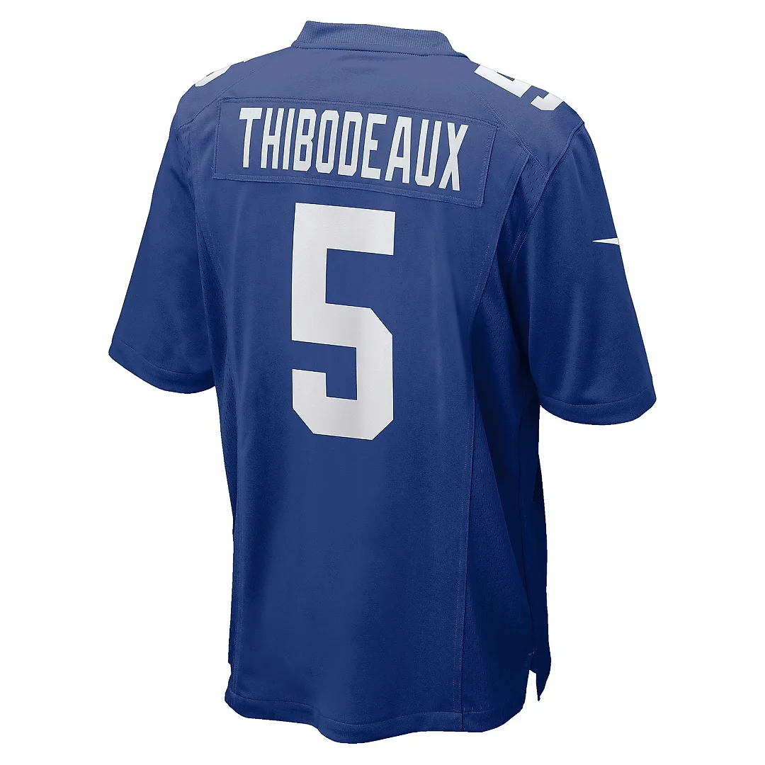 Zennovawear Men's New York Giants Kayvon Thibodeaux Royal Player Game Jersey