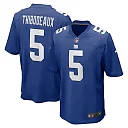 Zennovawear Men's New York Giants Kayvon Thibodeaux Royal Player Game Jersey