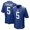 Zennovawear Men's New York Giants Kayvon Thibodeaux Royal Player Game Jersey