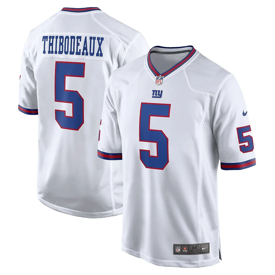 Zennovawear Men's New York Giants Kayvon Thibodeaux White Alternate Game Jersey