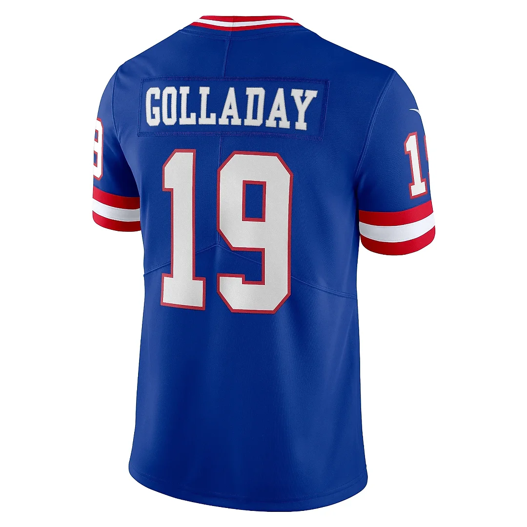 Zennovawear Men's New York Giants Kenny Golladay Royal Classic Vapor Limited Player Jersey