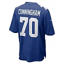 Zennovawear Men's New York Giants Korey Cunningham Royal Home Game Player Jersey