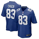 Zennovawear Men's New York Giants Lawrence Cager Royal Home Game Player Jersey