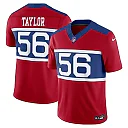 Zennovawear Men's New York Giants Lawrence Taylor Century Red Alternate Vapor F.U.S.E. Retired Player Limited Jersey