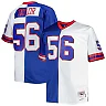 Zennovawear Men's New York Giants Lawrence Taylor Mitchell & Ness Royal/White Big & Tall Split Legacy Retired Player Jersey