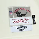 Zennovawear Men's New York Giants Lawrence Taylor Mitchell & Ness Cream Chainstitch Legacy Jersey