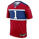 Zennovawear Men's New York Giants Malik Nabers Red Alternate Legend Player Performance Top