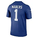 Zennovawear Men's New York Giants Malik Nabers Royal Team Legend Player Performance Top