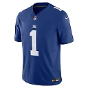 Zennovawear Men's New York Giants Malik Nabers Royal Vapor F.U.S.E. Limited Jersey