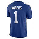 Zennovawear Men's New York Giants Malik Nabers Royal Vapor F.U.S.E. Limited Jersey