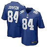 Zennovawear Men's New York Giants Marcus Johnson Royal Home Game Player Jersey
