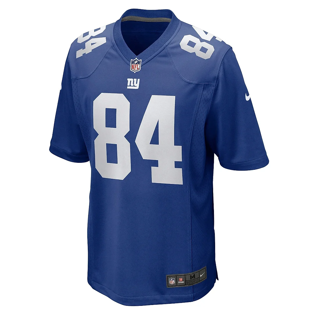 Zennovawear Men's New York Giants Marcus Johnson Royal Home Game Player Jersey