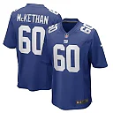 Zennovawear Men's New York Giants Marcus McKethan Royal Game Player Jersey