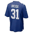 Zennovawear Men's New York Giants Matt Breida Royal Game Jersey