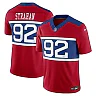 Zennovawear Men's New York Giants Michael Strahan Century Red Alternate Vapor F.U.S.E. Retired Player Limited Jersey