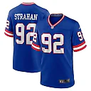 Zennovawear Men's New York Giants Michael Strahan Royal Classic Retired Player Game Jersey