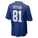 Zennovawear Men's New York Giants Miles Boykin Royal Team Game Jersey