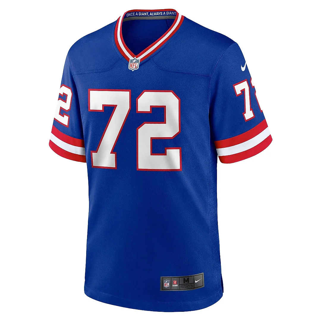 Zennovawear Men's New York Giants Osi Umenyiora Royal Classic Retired Player Game Jersey