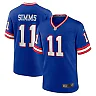 Zennovawear Men's New York Giants Phil Simms Royal Classic Retired Player Game Jersey