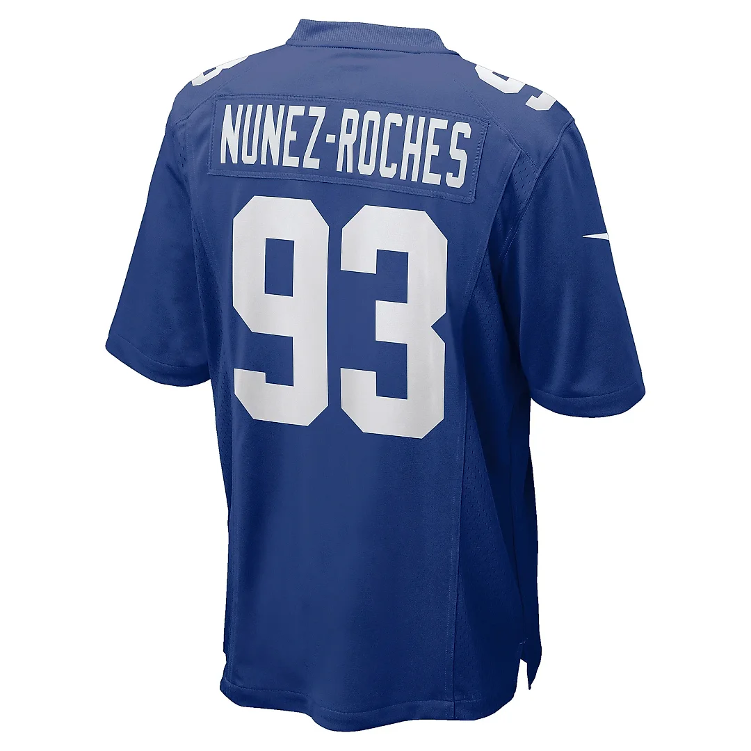 Zennovawear Men's New York Giants Rakeem Nunez-Roches Royal Game Player Jersey