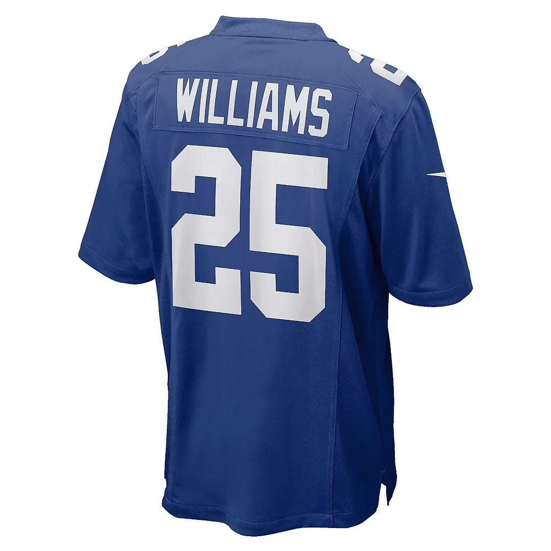 Zennovawear Men's New York Giants Rodarius Williams Royal Game Player Jersey