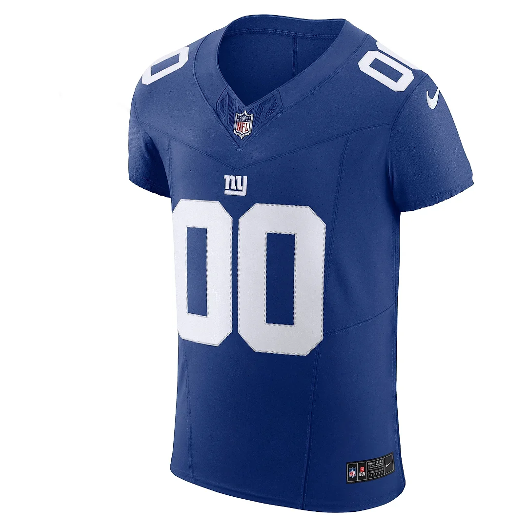 Zennovawear Men's New York Giants Royal Vapor F.U.S.E. Elite Custom Jersey