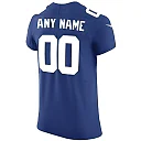 Zennovawear Men's New York Giants Royal Vapor Untouchable Custom Elite Jersey