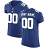 Zennovawear Men's New York Giants Royal Vapor Untouchable Custom Elite Jersey