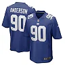 Zennovawear Men's New York Giants Ryder Anderson Royal Game Player Jersey