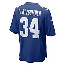 Zennovawear Men's New York Giants Sandro Platzgummer Royal Game Player Jersey