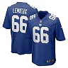 Zennovawear Men's New York Giants Shane Lemieux Royal Game Jersey