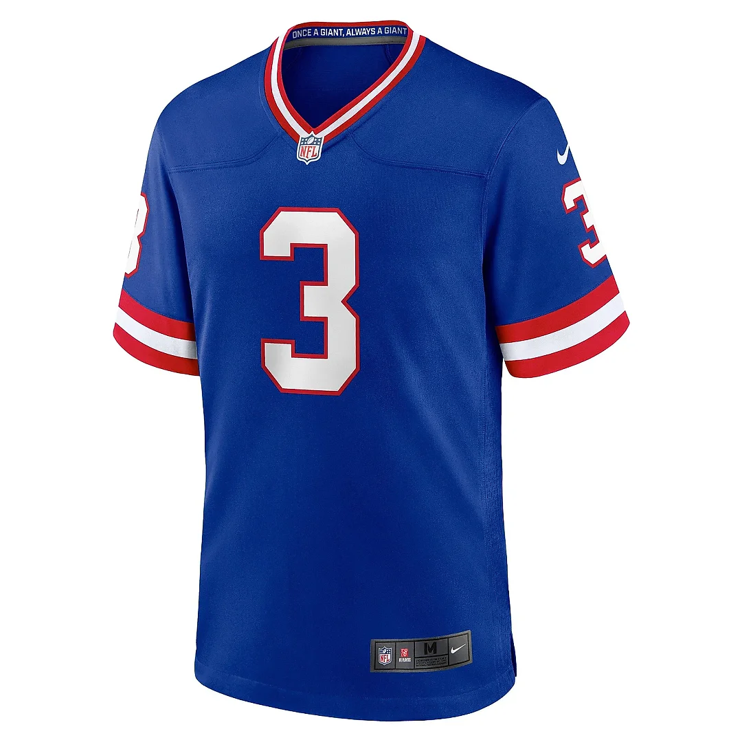 Zennovawear Men's New York Giants Sterling Shepard Royal Classic Player Game Jersey