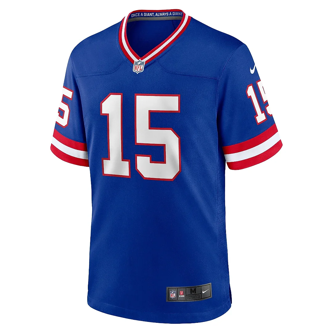 Zennovawear Men's New York Giants Tommy DeVito Royal Alternate Player Game Jersey