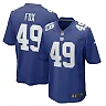 Zennovawear Men's New York Giants Tomon Fox Royal Game Player Jersey