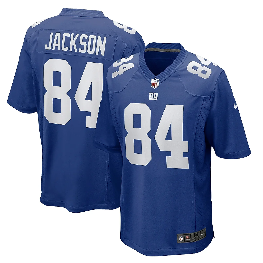 Zennovawear Men's New York Giants Tyree Jackson Royal Game Jersey