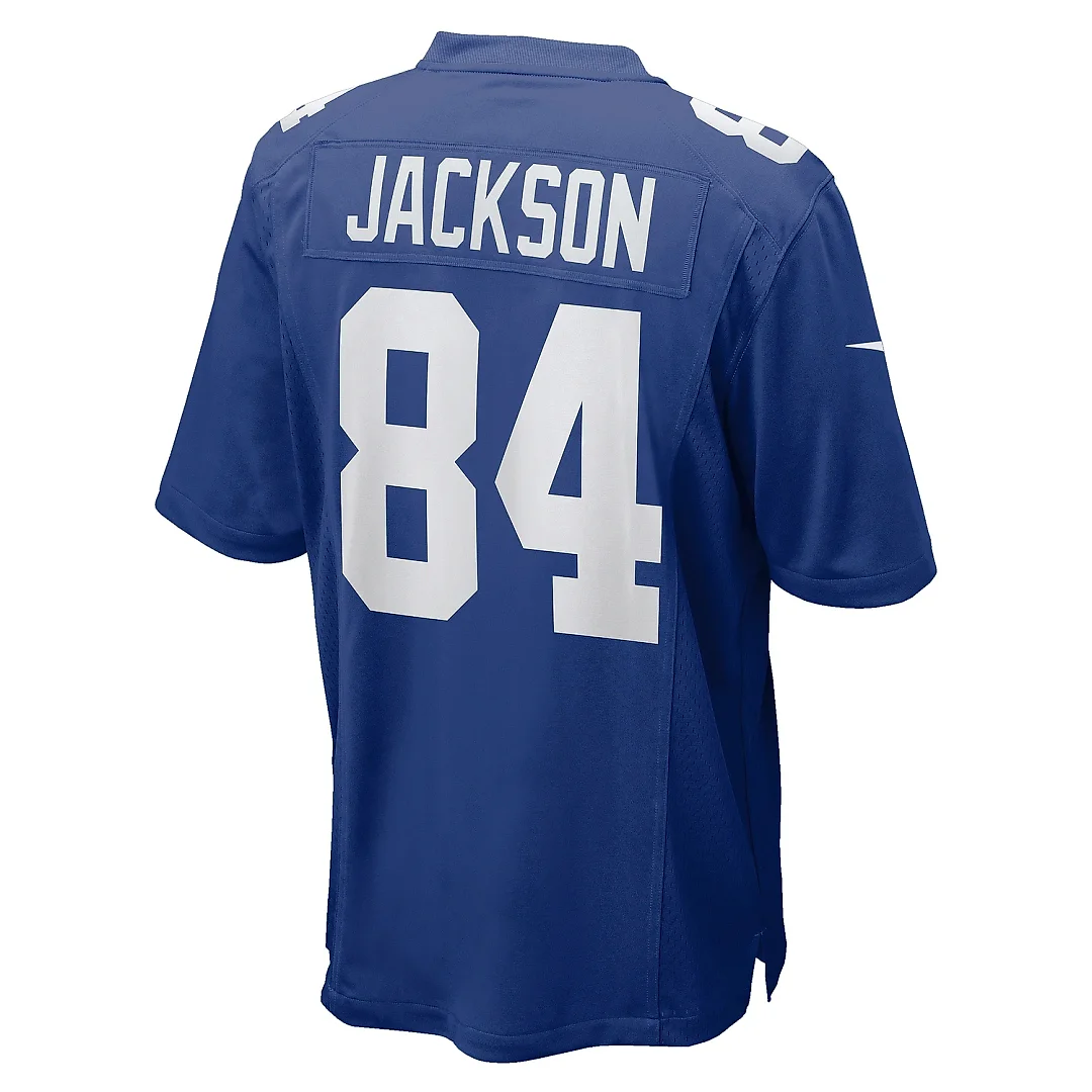 Zennovawear Men's New York Giants Tyree Jackson Royal Game Jersey