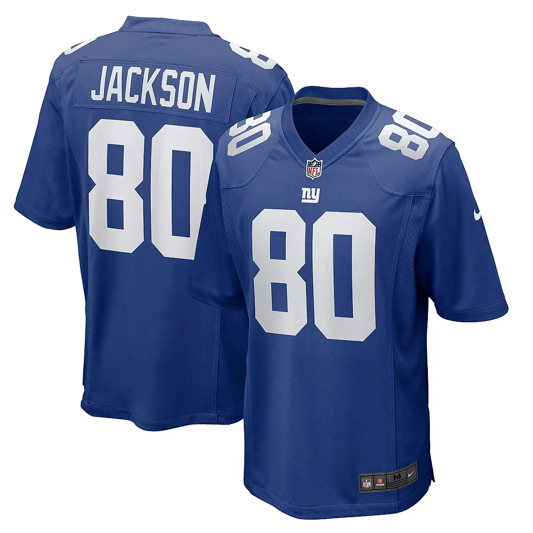Zennovawear Men's New York Giants Tyree Jackson Royal Team Game Jersey