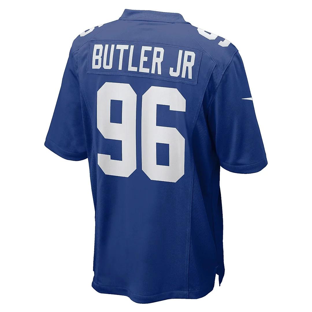 Zennovawear Men's New York Giants Vernon Butler Jr. Royal Team Game Jersey