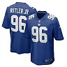Zennovawear Men's New York Giants Vernon Butler Jr. Royal Team Game Jersey