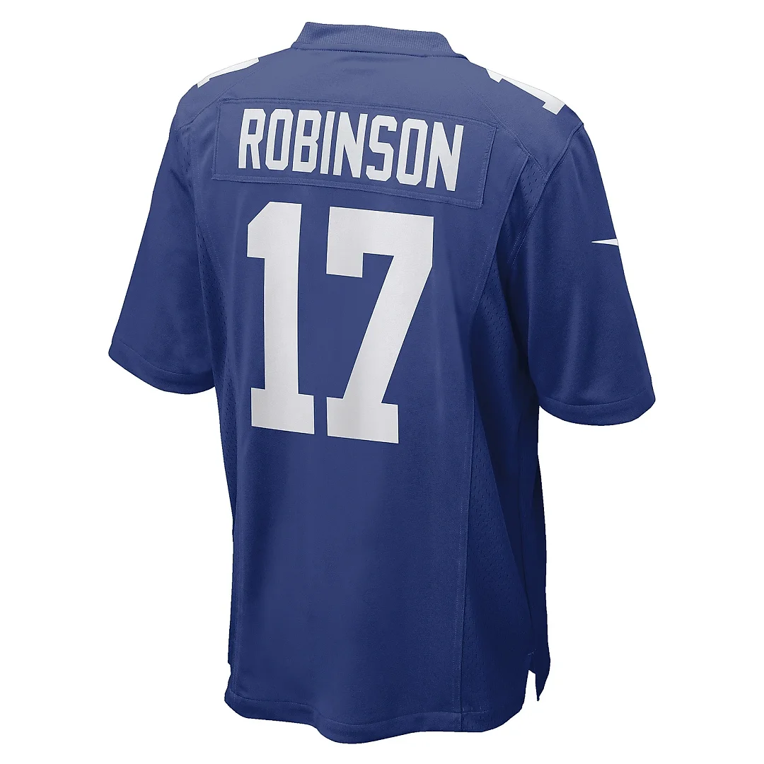 Zennovawear Men's New York Giants Wan'Dale Robinson Royal Game Player Jersey