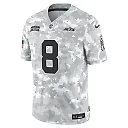 Zennovawear Men's New York Jets Aaron Rodgers Arctic Camo 2024 Salute to Service Limited Jersey