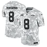 Zennovawear Men's New York Jets Aaron Rodgers Arctic Camo 2024 Salute to Service Limited Jersey