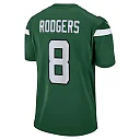 Zennovawear Men's New York Jets Aaron Rodgers Gotham Green Game Jersey