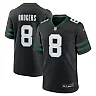 Zennovawear Men's New York Jets Aaron Rodgers Legacy Black Alternate Game Jersey