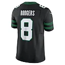 Zennovawear Men's New York Jets Aaron Rodgers Legacy Black Alternate Vapor F.U.S.E. Limited Jersey