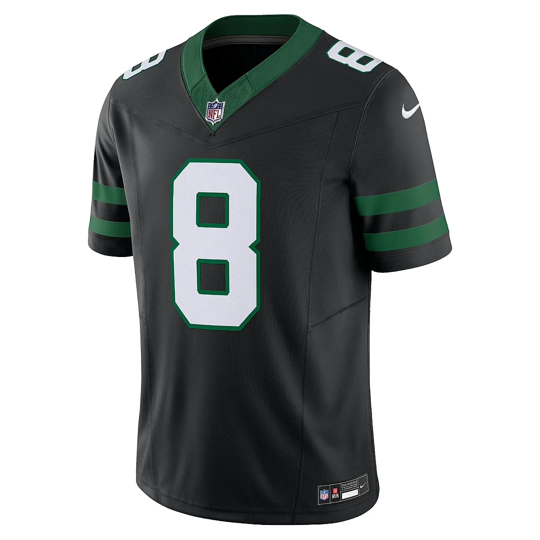 Zennovawear Men's New York Jets Aaron Rodgers Legacy Black Alternate Vapor F.U.S.E. Limited Jersey