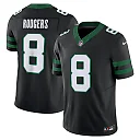 Zennovawear Men's New York Jets Aaron Rodgers Legacy Black Alternate Vapor F.U.S.E. Limited Jersey