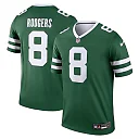 Zennovawear Men's New York Jets Aaron Rodgers Legacy Green Legend Player Performance Top