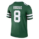 Zennovawear Men's New York Jets Aaron Rodgers Legacy Green Legend Player Performance Top